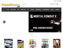 Tablet Screenshot of poundmonkey.com